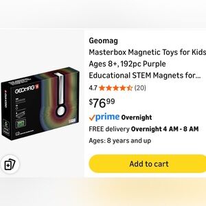 Geomag™ Masterbox 192-Pc Blue Advanced Magnetic Adult Building Set - Swiss Made